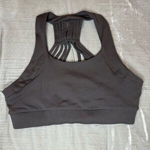 Seamless Brown Sports Bra